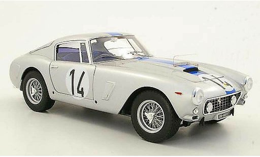 Ferrari 250 GT 1961 1/18 Hot Wheels Elite Saloon SWB No.14 24h Le Mans (Elite) diecast model cars