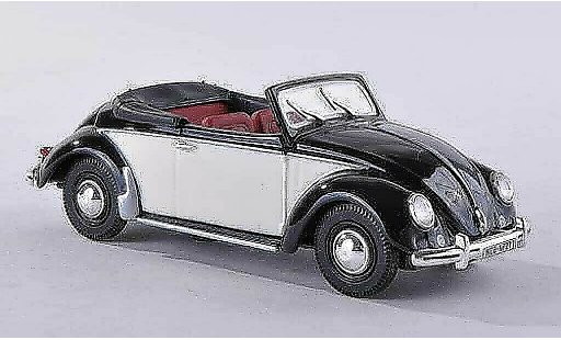 Volkswagen Coccinelle Cabriolet 1/43 Norev black/beige 1949 diecast model cars