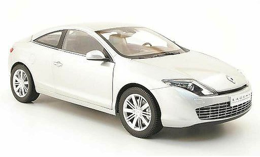 Renault Laguna Base 1/18 Norev coupe grey metallisee 2008 diecast model cars