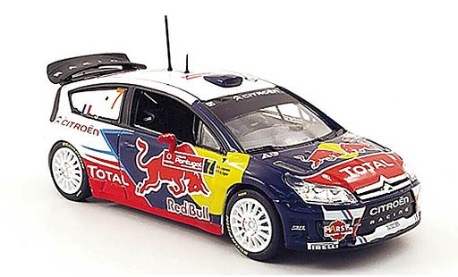 Citroen C4 WRC 2010 1/43 Norev No.7 Red Bull Rally de Portugal diecast model cars