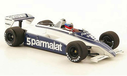 Ford F1 1981 1/43 Minichamps Brabham BT49C No.5 Parmalat Test Paul Ricard diecast model cars