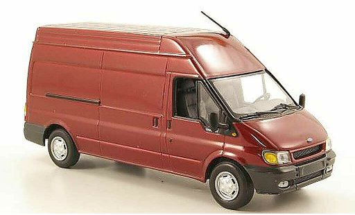 Ford Transit Kastenwagen 1/43 Minichamps van Hochroof red 2000 diecast model cars