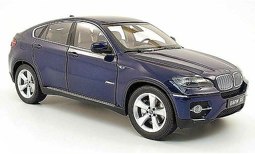 Bmw X6 xdrive 50i 1/18 Kyosho E71 blue diecast model cars