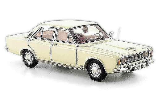 Ford Taunus 20M 1/43 Neo (P7a) white diecast model cars
