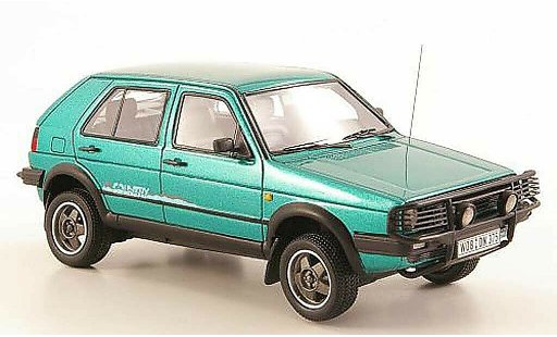 Volkswagen Golf Country 1/43 Neo green 1990 diecast model cars