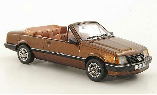 Opel Ascona C C 1/43 Neo Convertible brown 1987 diecast model cars