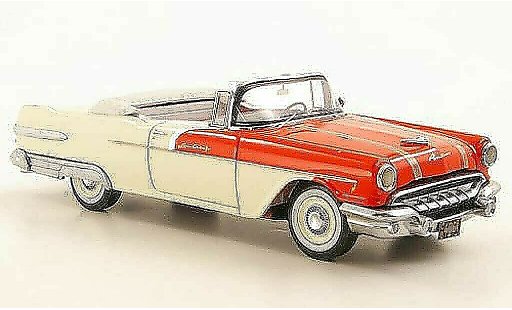 Pontiac Star Chief Convertible 1/43 Neo red/white 1956 diecast model cars