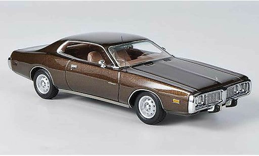 Dodge Charger 1973 1/43 Neo brown diecast model cars