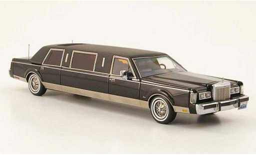 Lincoln Town Car 1985 1/43 Neo Formal Stretch Limousine black/mattblack diecast model cars