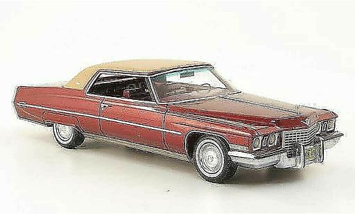 Cadillac Deville Coupe 1/43 American Excellence 1972 red/brown limited edition diecast model cars