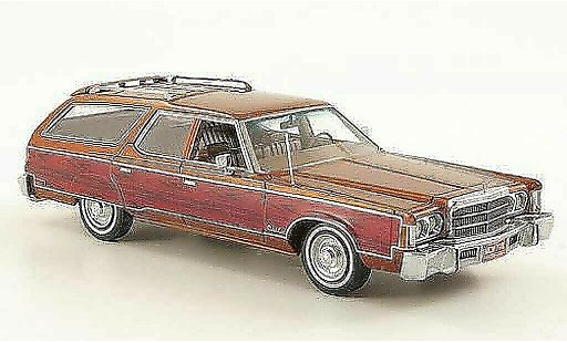 Chrysler Town & Country special edition 1/43 American Excellence copper/Holzoptik limited 1976 diecast model cars