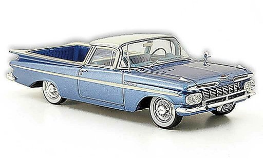 Chevrolet El Camino SS 1/43 American Excellence blue/white limited edition 1959 diecast model cars