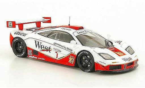 McLaren F1 GTR GTR 1/43 IXO No.1 West - Castrol T.Bscher / P.Kox 4h Spa 1996 diecast model cars