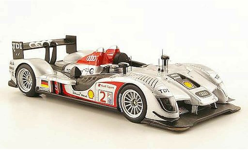 Audi R15 course 1/43 IXO 2009 TDI No.2 A.McNish / T.Kristensen / R.Capello Sebring diecast model cars