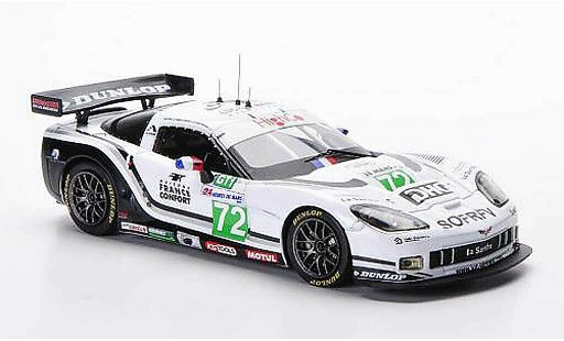 Chevrolet Corvette course 1/43 IXO C6 R No.72 S.Gregoire / J.Policard / D.Hart 24h Le Mans 2010 diecast model cars