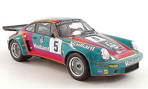 Porsche 911 RSR 1/18 Spark 3.0 No.5 Vaillant B.Wollek DRM 1975 diecast model cars