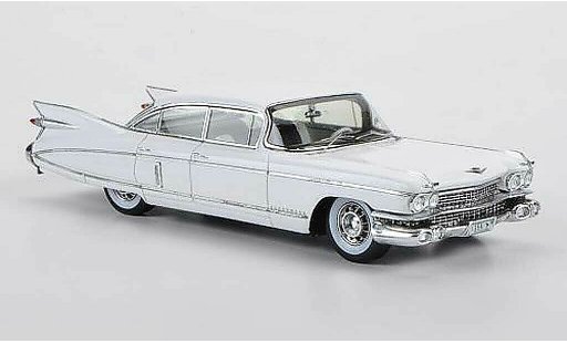 Cadillac Fleetwood Sixty Special 1/43 Spark Sedan white 1959 diecast model cars