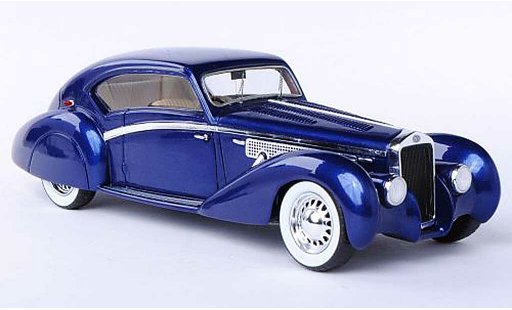 Delage D8-120 Cabriolet 1/43 Spark Letourneur blue 1938 diecast model cars