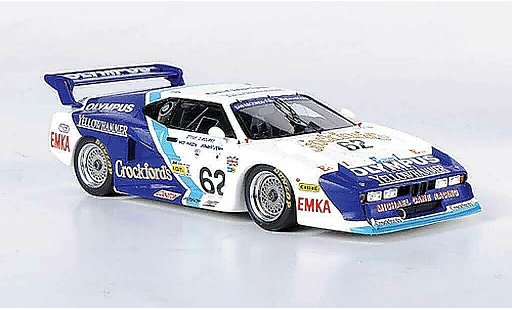 Bmw M1 1982 1/43 Spark No.62 Crockfords/Olympus 24h Le Mans S.O Rourke/N.Mason/R.Down diecast model cars