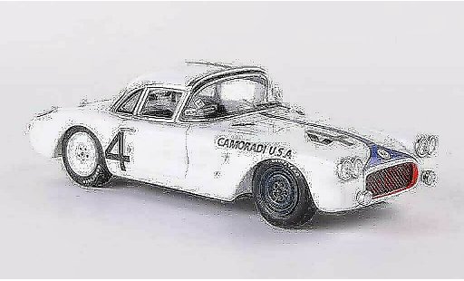 Chevrolet Corvette course 1/43 Spark C1 No.4 L.Lilley/F.Gamble 24h Le Mans 1960 diecast model cars