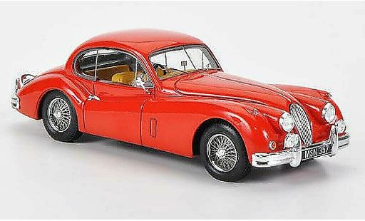 Jaguar XK 140 1/43 Spark FHC red RHD 1954 diecast model cars