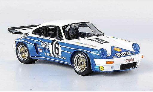 Porsche 911 RSR 1/43 Spark Carrera No.16 Tebernum 24h Le Mans 1975 C.Schickentanz/H.Bertrams diecast model cars