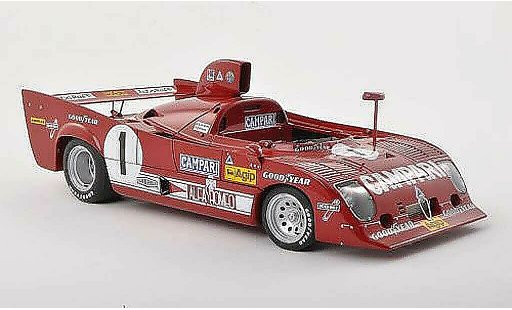 Alfa Romeo 33.3 tt12 1/18 Autoart TT 12 No.1 1000km Nuerburgring 1975 Merzario/Lafitte diecast model cars