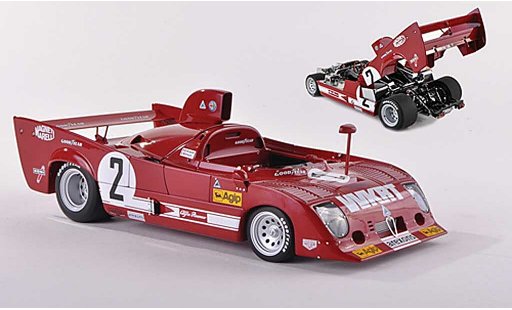Alfa Romeo 33.3 tt12 1/43 Autoart 1975 TT 12 No.2 WKRT 1000km Monza Merzario/Lafitte diecast model cars