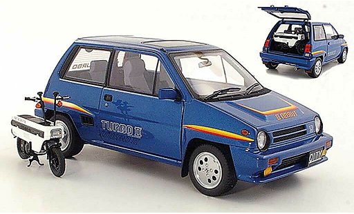 Honda City Turbo 1/18 Autoart II blue 1983 diecast model cars