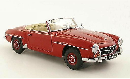 Mercedes 190 Base 1/18 Autoart (W121 B II) red diecast model cars