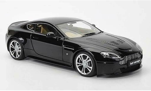 Aston Martin V12 Vantage vantage 1/18 Autoart black 2010 diecast model cars