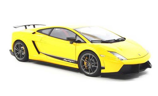Lamborghini Gallardo Superleggera 1/18 Autoart LP570-4 yellow 2010 diecast model cars