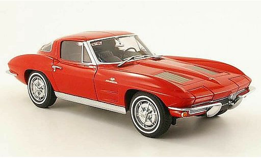 Chevrolet Corvette Coupe 1/18 Autoart C2 red 1963 diecast model cars