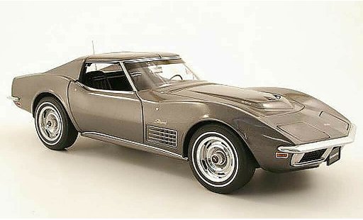 Chevrolet Corvette Coupe 1/18 Autoart C3 grey 1970 diecast model cars