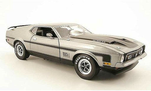 Ford Mustang Mach 1 1/18 Sun Star i grey diecast model cars
