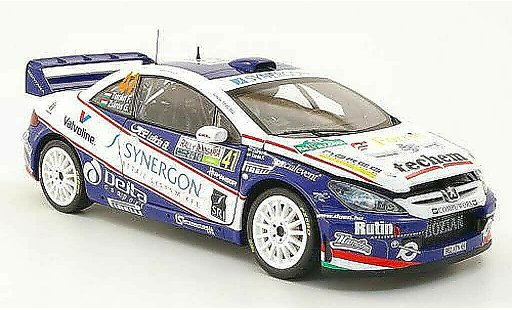Peugeot 307 WRC 1/18 Sun Star no.41 synergon rallye bulgarien 2010 f.turan / g.zsiros diecast model cars