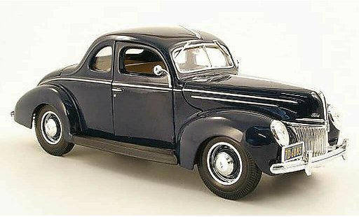 Ford Hot Rod 1939 1/18 Maisto Deluxe Coupe blue diecast model cars
