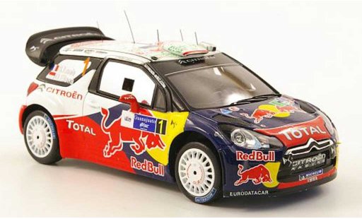 DS Automobiles DS3 WRC 2011 1/43 Spark No.1 Red Bull Rally Mexiko diecast model cars