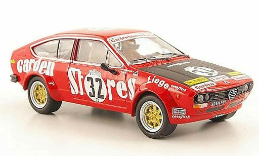 Alfa Romeo Alfetta gtv 2.0 1/43 M4 V No.32 Garden Stores Liege Spa 1976 diecast model cars