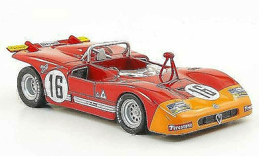 Alfa Romeo 33.3 prototipo 1/43 M4 1971 No.16 Monza diecast model cars