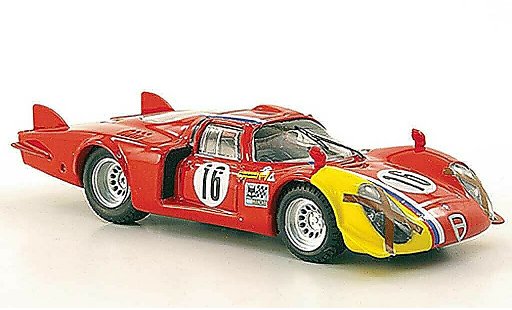 Alfa Romeo 33.2 coda lunga 1/43 Best 1968 No.16 T.Pilett Spa diecast model cars