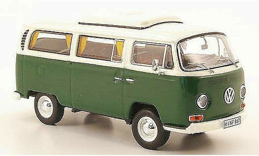 Volkswagen T2 A 1/43 Premium ClassiXXs Campingwagen green/white 1967 diecast model cars