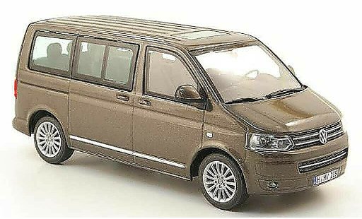 Volkswagen T5 T5 GP 1/43 Minichamps Multivan brown 2009 diecast model cars