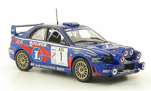 Subaru Impreza WRC 1/43 Hachette No.1 Rally Lyon Charbonnieres 2002 diecast model cars