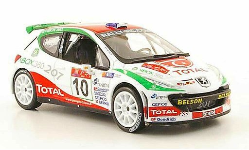 Peugeot 207 S2000 1/43 Hachette No.10 Total Rally Istanbul 2007 diecast model cars