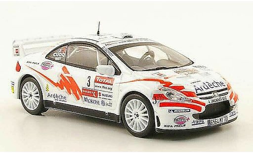 Peugeot 307 WRC 1/43 Hachette No.3 Ardeche Rally du Var 2007 diecast model cars