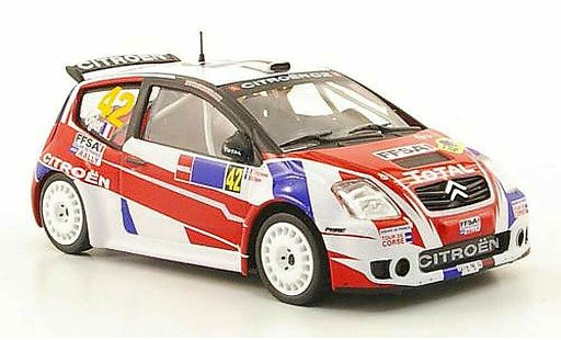 Citroen C2 S1600 1/43 Hachette No.42 Total Rally Mexiko 2008 diecast model cars
