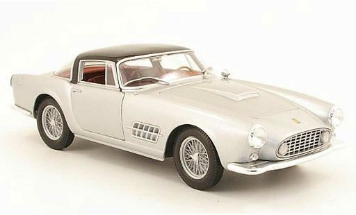 Ferrari 410 Coupe 1/18 Hot Wheels superamerica grey metallisee/black diecast model cars