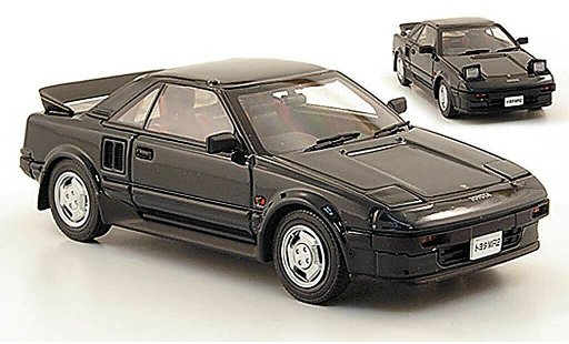 Toyota MR2 AW11 1/43 Ebbro 2 green 1984 diecast model cars
