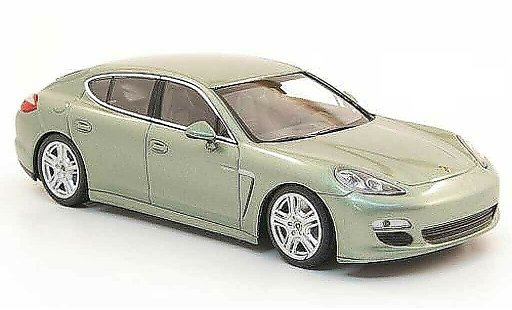 Porsche Panamera S 1/43 Minichamps hybrid greygreen 2010 diecast model cars